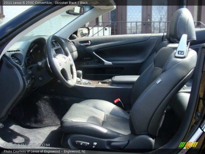 Obsidian Black / Black 2011 Lexus IS 250C Convertible