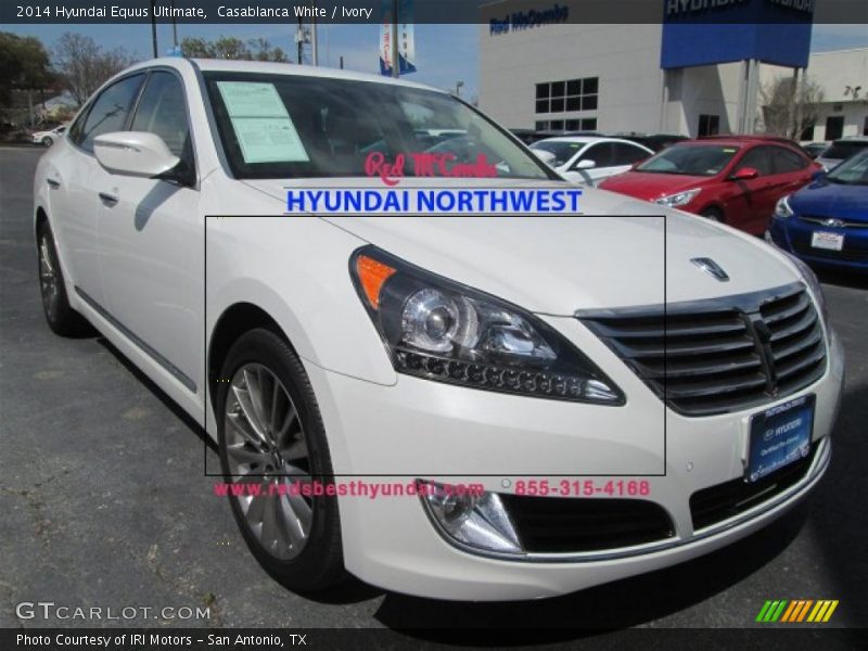 Casablanca White / Ivory 2014 Hyundai Equus Ultimate