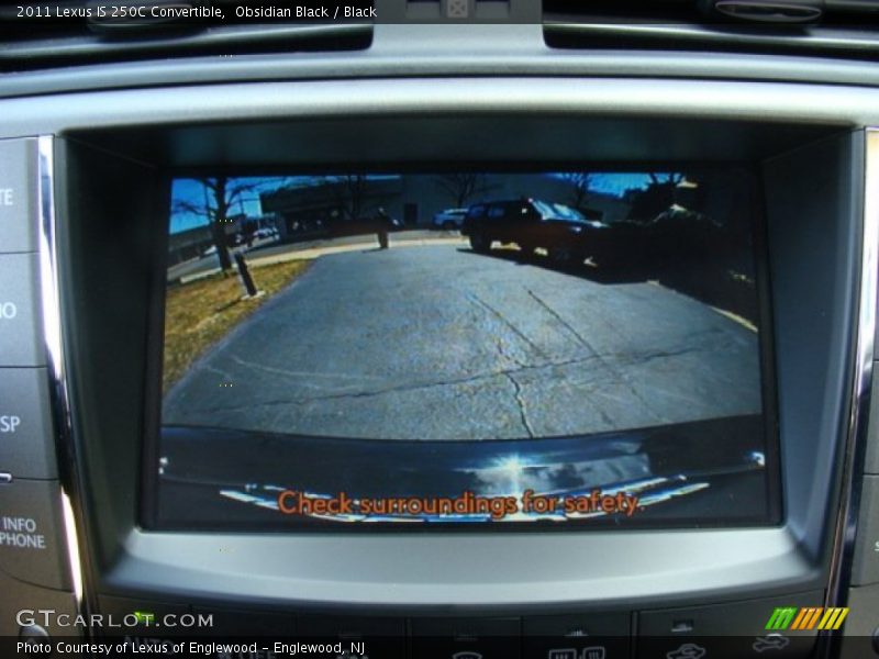 Obsidian Black / Black 2011 Lexus IS 250C Convertible