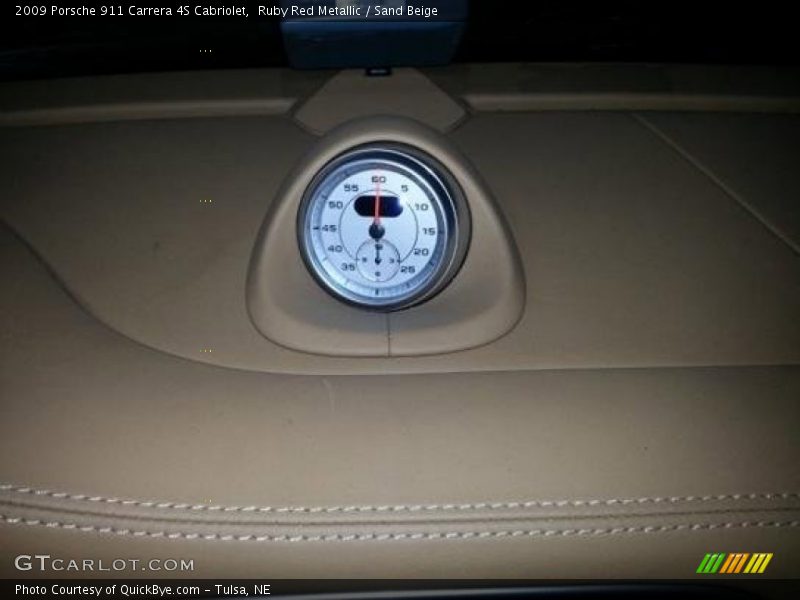 Ruby Red Metallic / Sand Beige 2009 Porsche 911 Carrera 4S Cabriolet