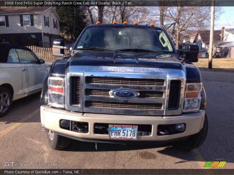 Black / Tan 2008 Ford F450 Super Duty King Ranch Crew Cab 4x4 Dually
