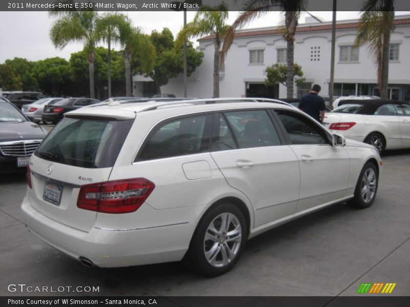 Arctic White / Black 2011 Mercedes-Benz E 350 4Matic Wagon