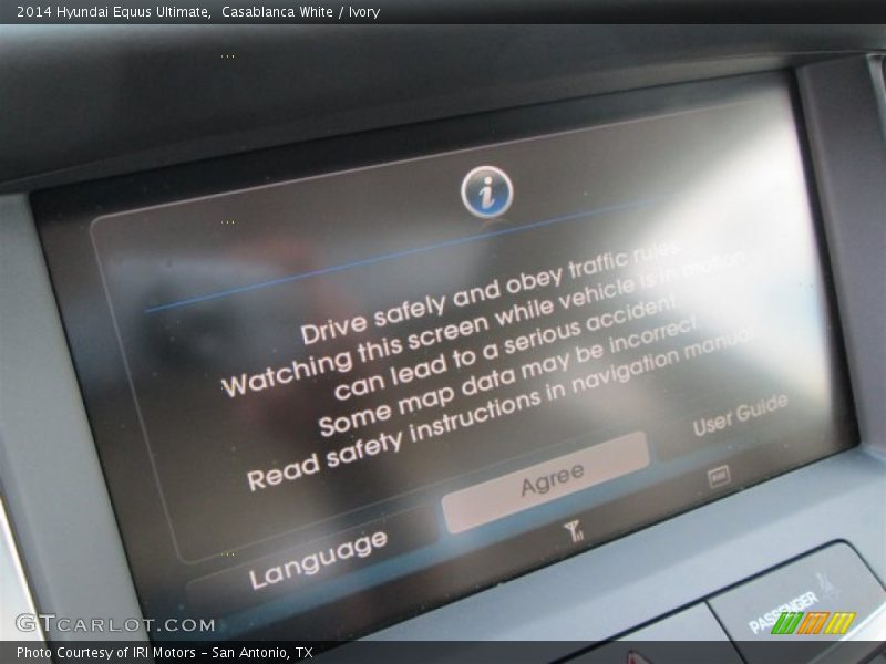 Casablanca White / Ivory 2014 Hyundai Equus Ultimate