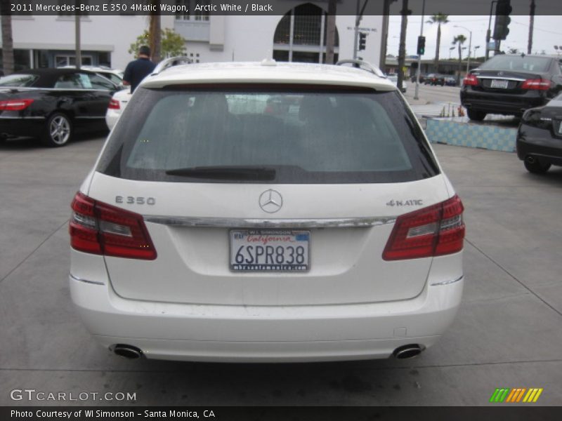 Arctic White / Black 2011 Mercedes-Benz E 350 4Matic Wagon