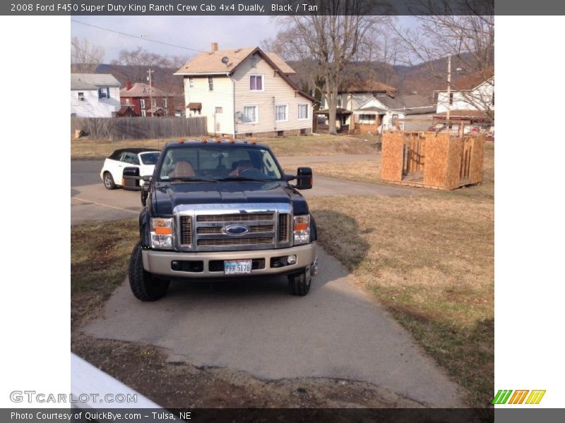 Black / Tan 2008 Ford F450 Super Duty King Ranch Crew Cab 4x4 Dually