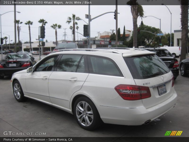 Arctic White / Black 2011 Mercedes-Benz E 350 4Matic Wagon
