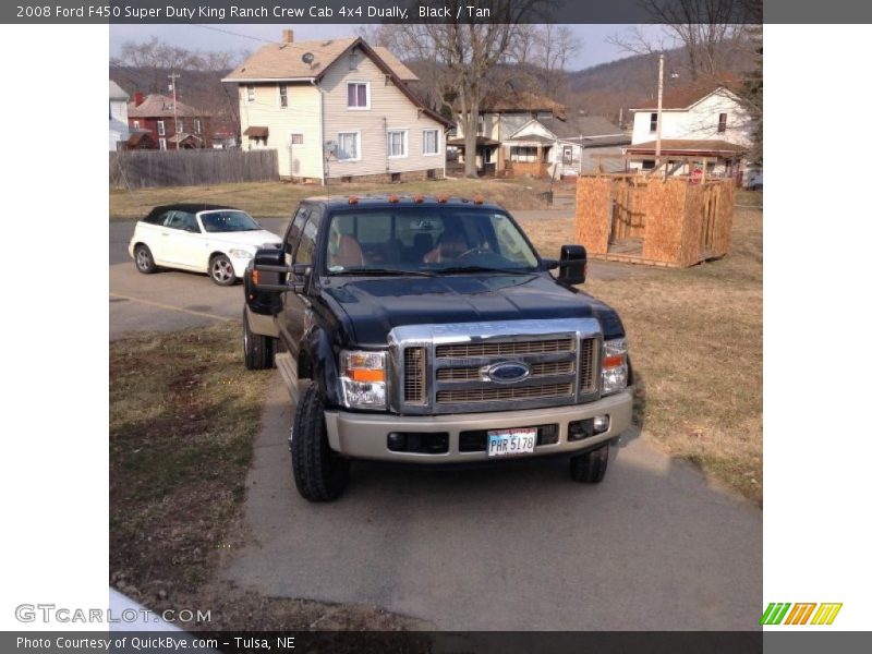 Black / Tan 2008 Ford F450 Super Duty King Ranch Crew Cab 4x4 Dually