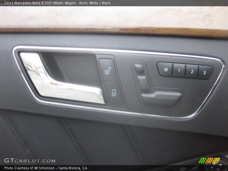 Arctic White / Black 2011 Mercedes-Benz E 350 4Matic Wagon