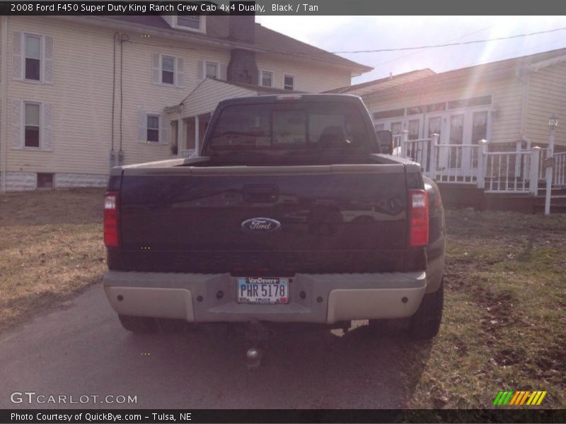 Black / Tan 2008 Ford F450 Super Duty King Ranch Crew Cab 4x4 Dually