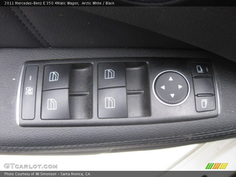 Arctic White / Black 2011 Mercedes-Benz E 350 4Matic Wagon