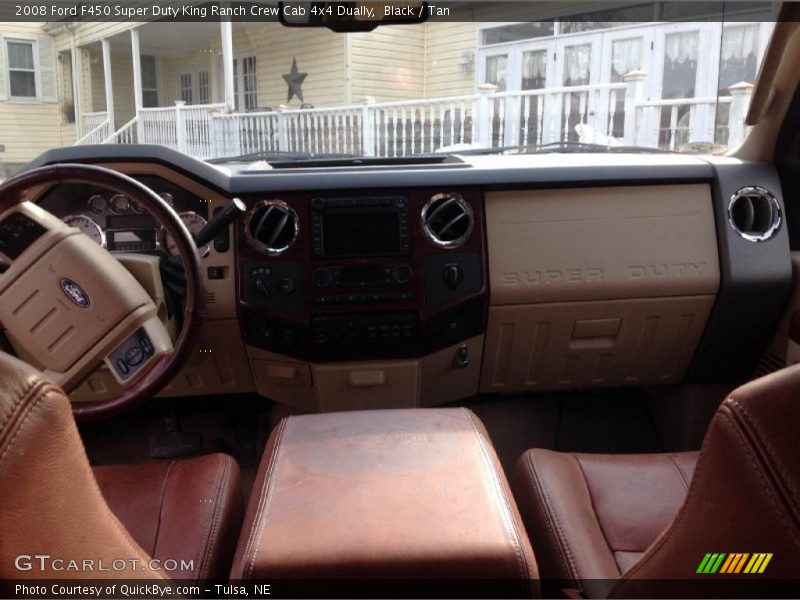 Black / Tan 2008 Ford F450 Super Duty King Ranch Crew Cab 4x4 Dually