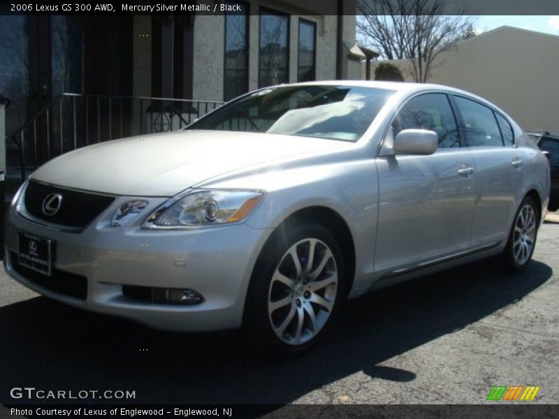 Mercury Silver Metallic / Black 2006 Lexus GS 300 AWD