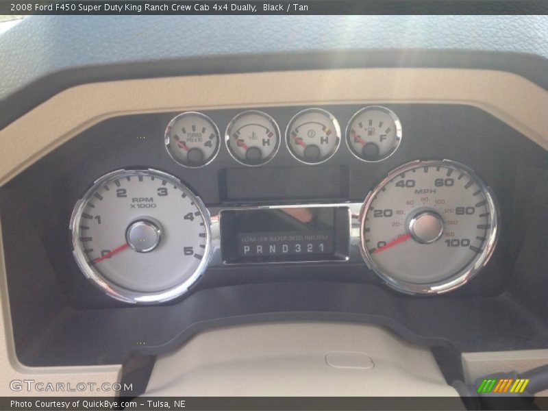 Black / Tan 2008 Ford F450 Super Duty King Ranch Crew Cab 4x4 Dually