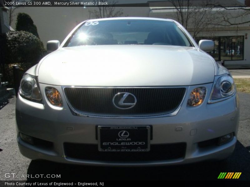 Mercury Silver Metallic / Black 2006 Lexus GS 300 AWD