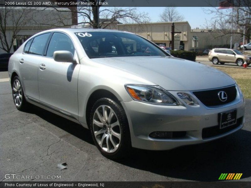 Mercury Silver Metallic / Black 2006 Lexus GS 300 AWD