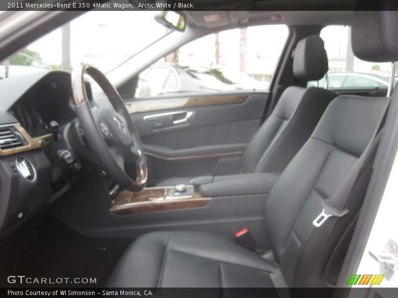 Arctic White / Black 2011 Mercedes-Benz E 350 4Matic Wagon