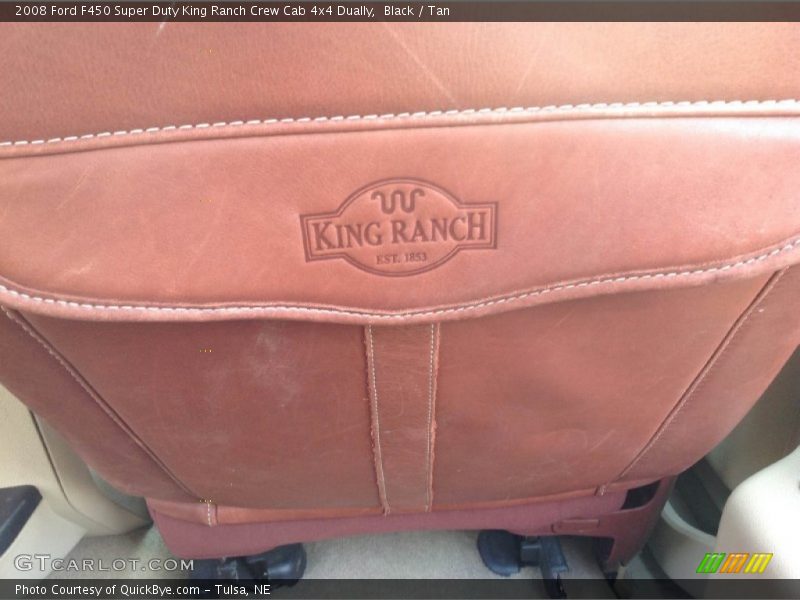 Black / Tan 2008 Ford F450 Super Duty King Ranch Crew Cab 4x4 Dually