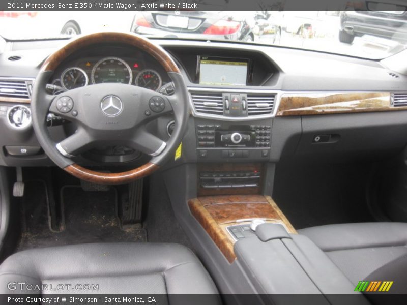 Arctic White / Black 2011 Mercedes-Benz E 350 4Matic Wagon