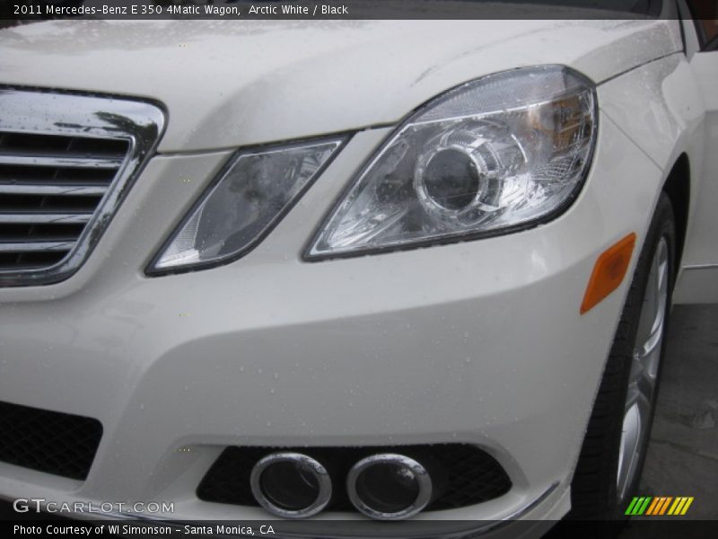 Arctic White / Black 2011 Mercedes-Benz E 350 4Matic Wagon