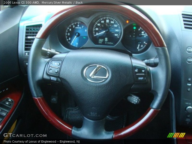 Mercury Silver Metallic / Black 2006 Lexus GS 300 AWD