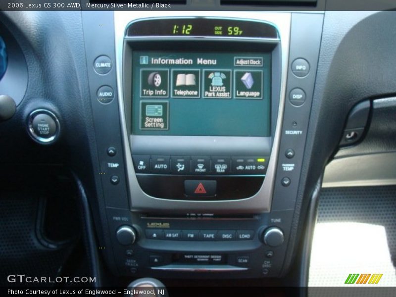 Mercury Silver Metallic / Black 2006 Lexus GS 300 AWD