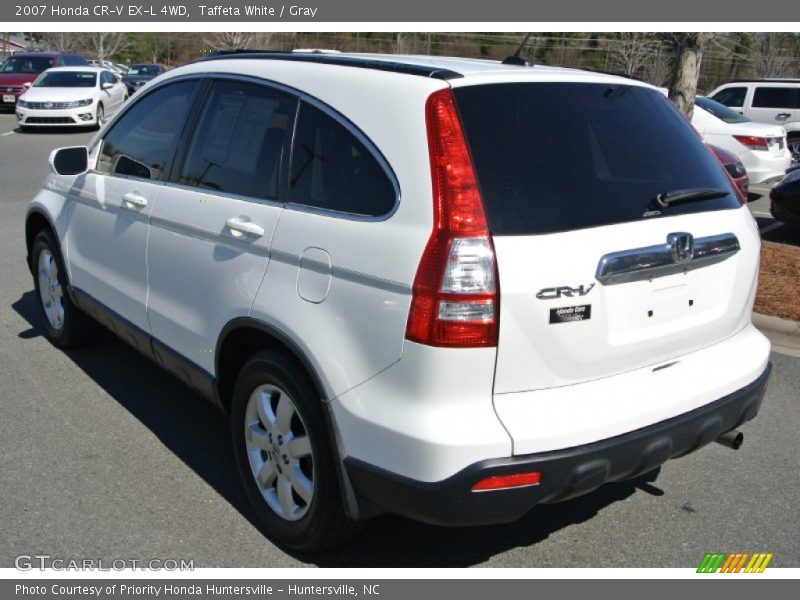 Taffeta White / Gray 2007 Honda CR-V EX-L 4WD