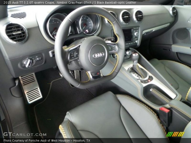  2015 TT S 2.0T quattro Coupe S Black Baseball-optic Leather Interior
