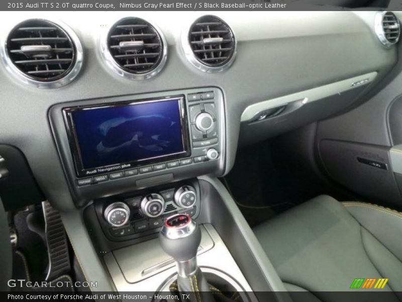 Nimbus Gray Pearl Effect / S Black Baseball-optic Leather 2015 Audi TT S 2.0T quattro Coupe