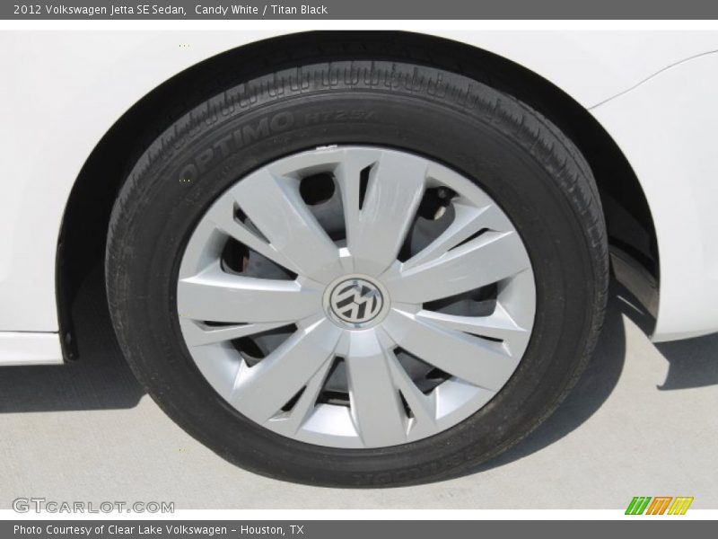 Candy White / Titan Black 2012 Volkswagen Jetta SE Sedan