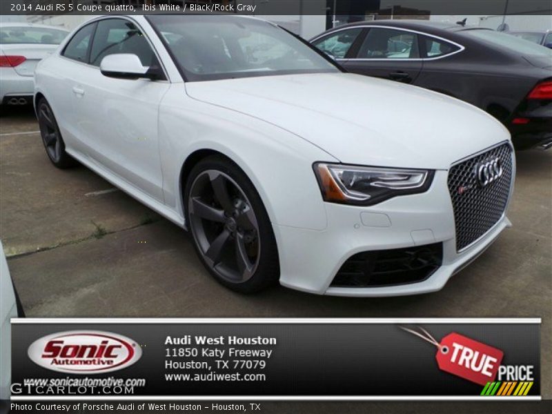 Ibis White / Black/Rock Gray 2014 Audi RS 5 Coupe quattro