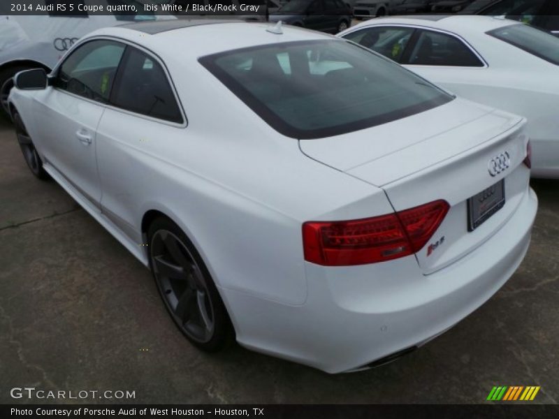 Ibis White / Black/Rock Gray 2014 Audi RS 5 Coupe quattro
