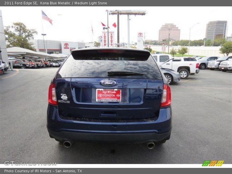 Kona Blue Metallic / Medium Light Stone 2011 Ford Edge SE