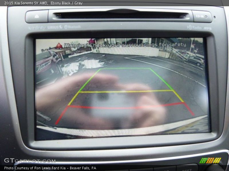 Ebony Black / Gray 2015 Kia Sorento SX AWD