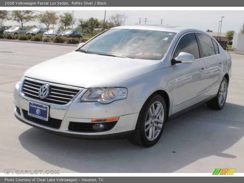 Reflex Silver / Black 2008 Volkswagen Passat Lux Sedan