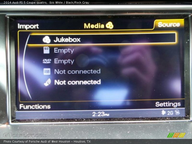 Ibis White / Black/Rock Gray 2014 Audi RS 5 Coupe quattro