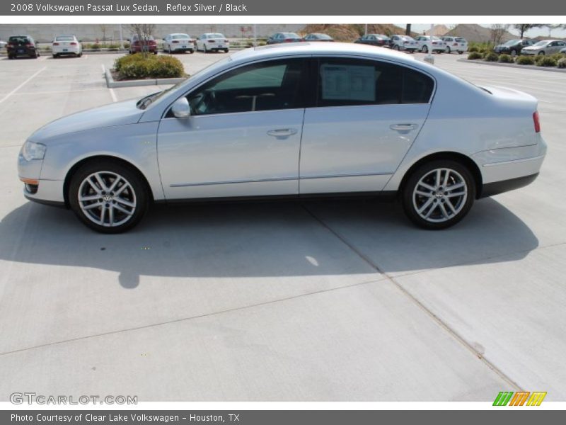 Reflex Silver / Black 2008 Volkswagen Passat Lux Sedan