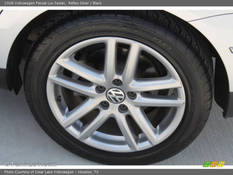 Reflex Silver / Black 2008 Volkswagen Passat Lux Sedan