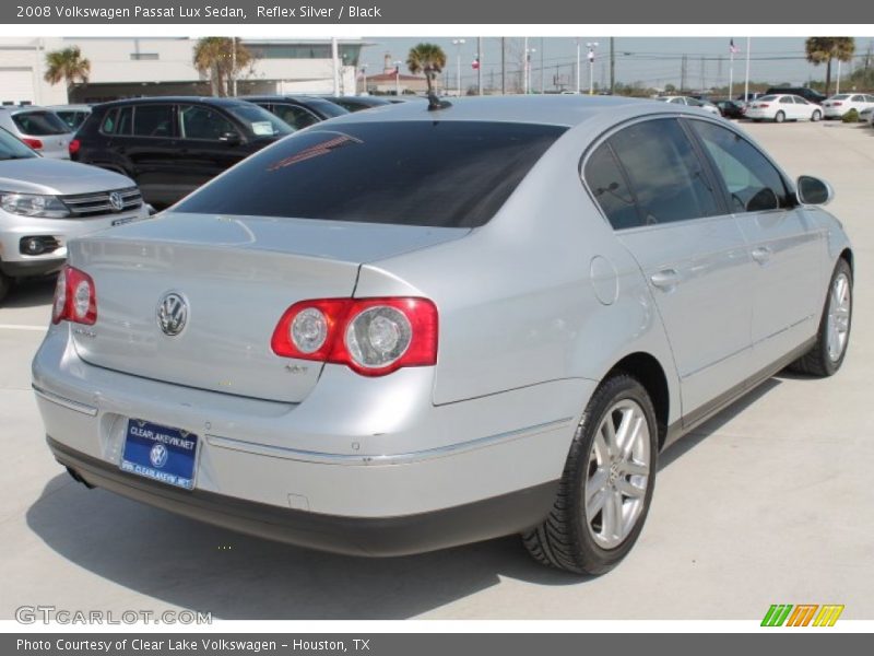 Reflex Silver / Black 2008 Volkswagen Passat Lux Sedan
