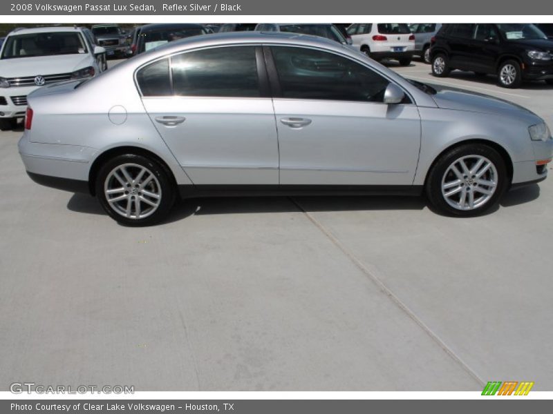 Reflex Silver / Black 2008 Volkswagen Passat Lux Sedan