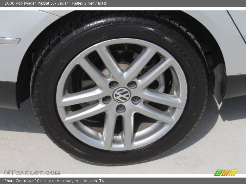 Reflex Silver / Black 2008 Volkswagen Passat Lux Sedan