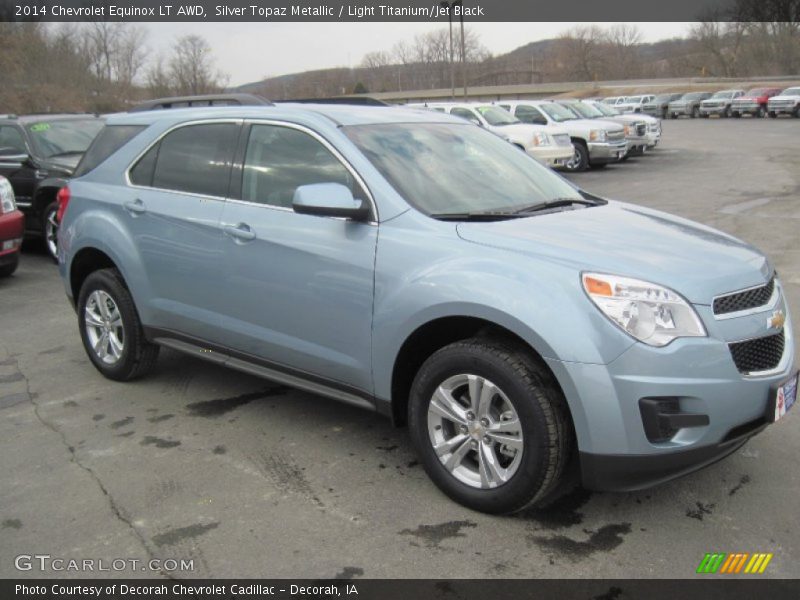 Silver Topaz Metallic / Light Titanium/Jet Black 2014 Chevrolet Equinox LT AWD