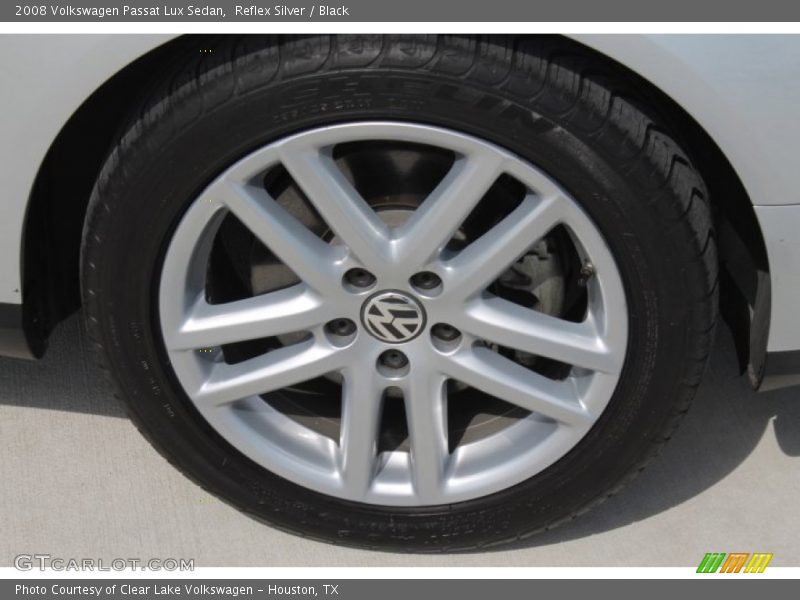 Reflex Silver / Black 2008 Volkswagen Passat Lux Sedan