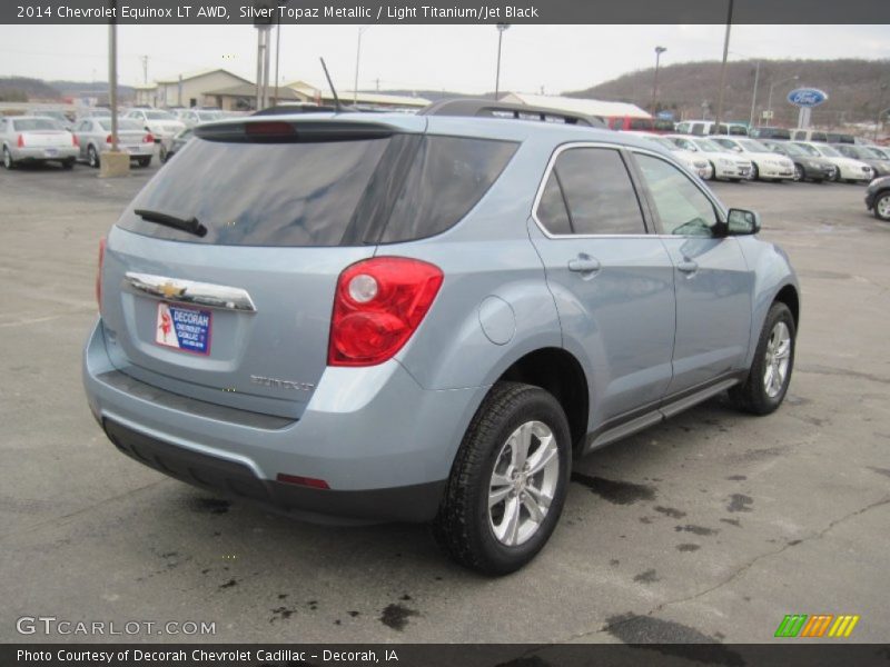 Silver Topaz Metallic / Light Titanium/Jet Black 2014 Chevrolet Equinox LT AWD