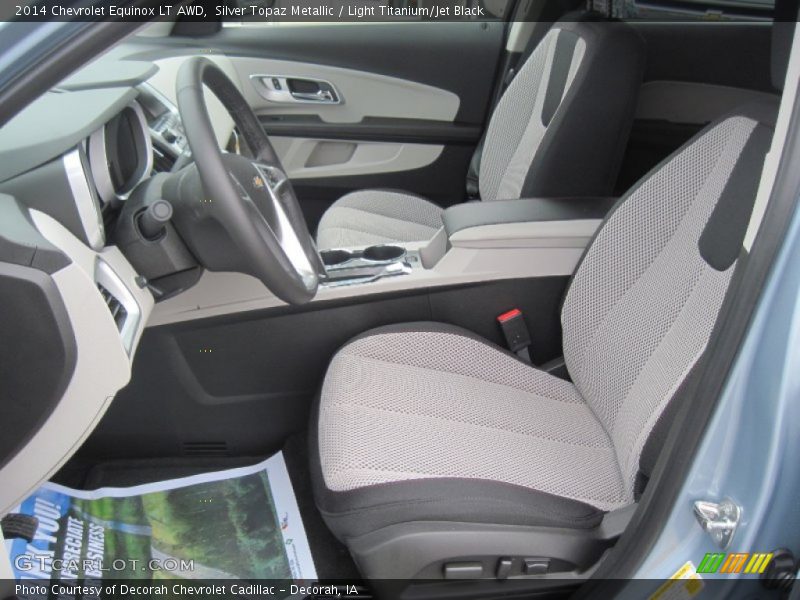 Silver Topaz Metallic / Light Titanium/Jet Black 2014 Chevrolet Equinox LT AWD