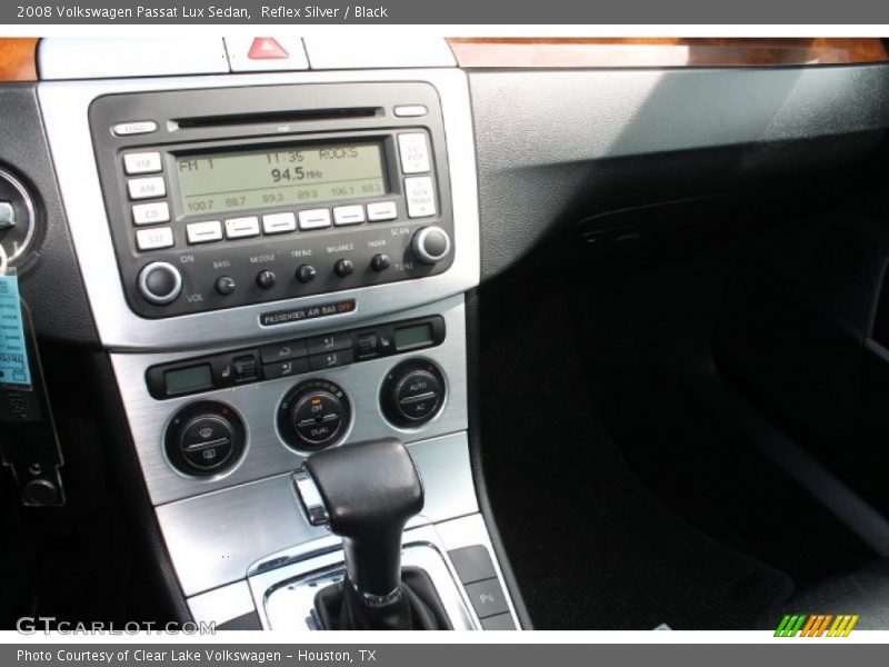 Reflex Silver / Black 2008 Volkswagen Passat Lux Sedan