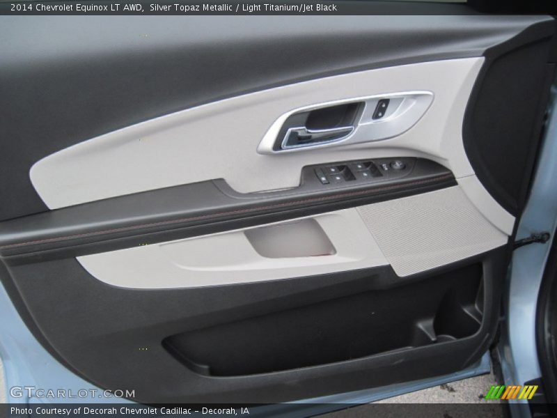 Silver Topaz Metallic / Light Titanium/Jet Black 2014 Chevrolet Equinox LT AWD