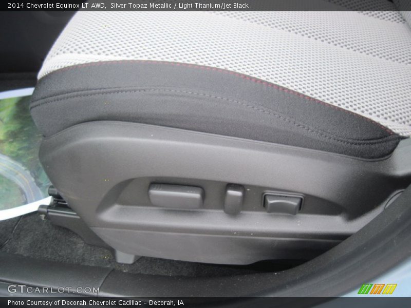 Silver Topaz Metallic / Light Titanium/Jet Black 2014 Chevrolet Equinox LT AWD