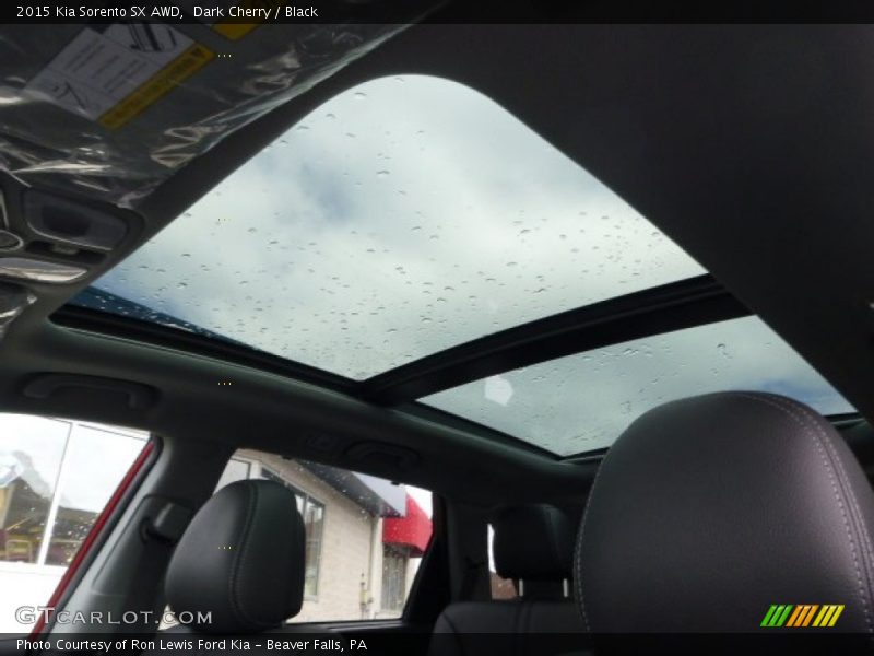 Dark Cherry / Black 2015 Kia Sorento SX AWD