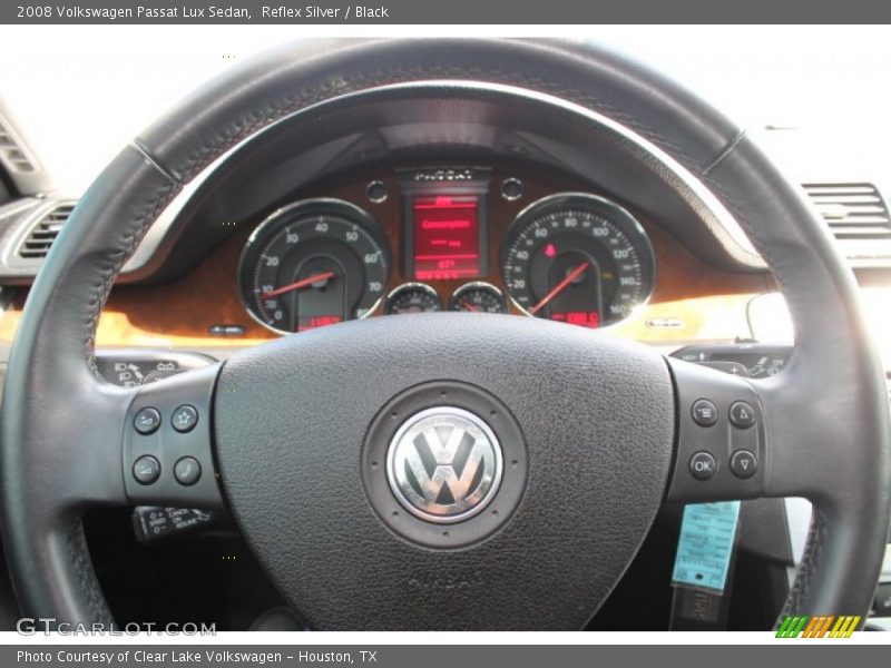 Reflex Silver / Black 2008 Volkswagen Passat Lux Sedan