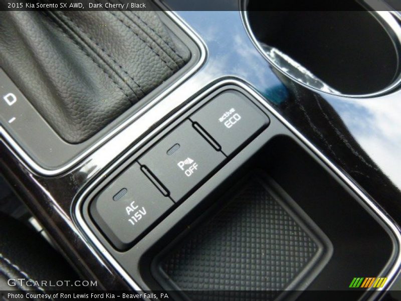 Dark Cherry / Black 2015 Kia Sorento SX AWD